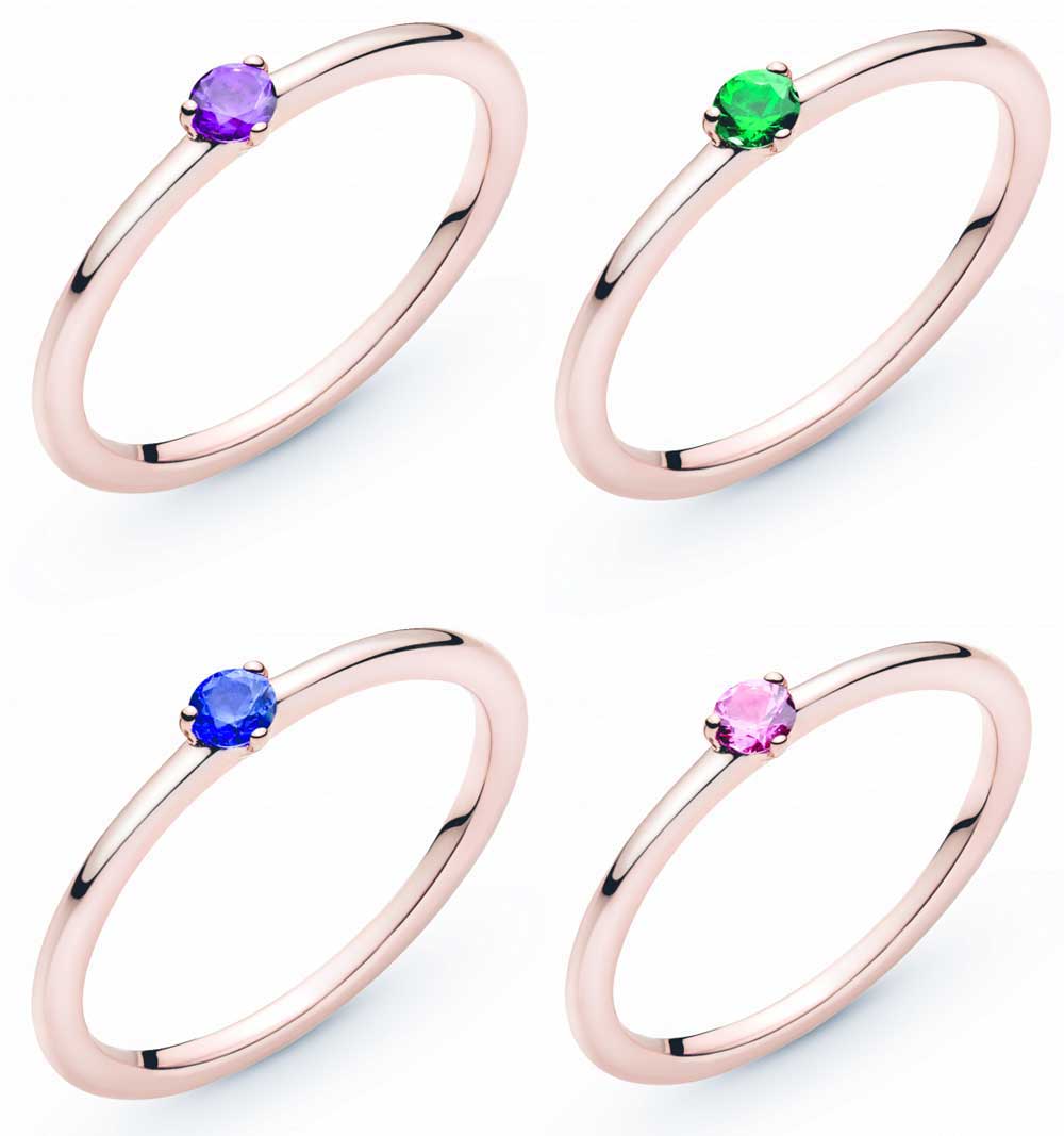 Anelli Pandora Colours 2021 Anelli Pandora Colours 2021