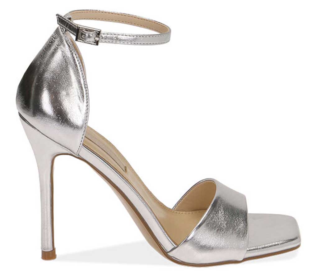 sandali argento da sposa