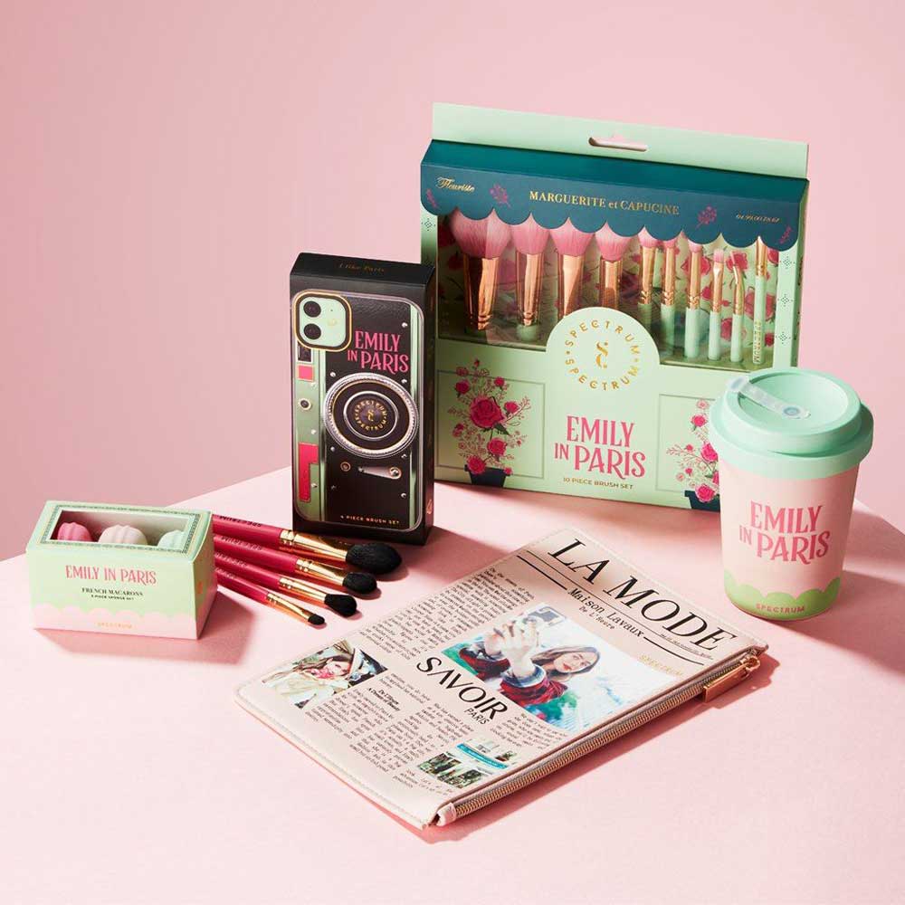 Kit accessori trucco Spectrum x Emily in Paris