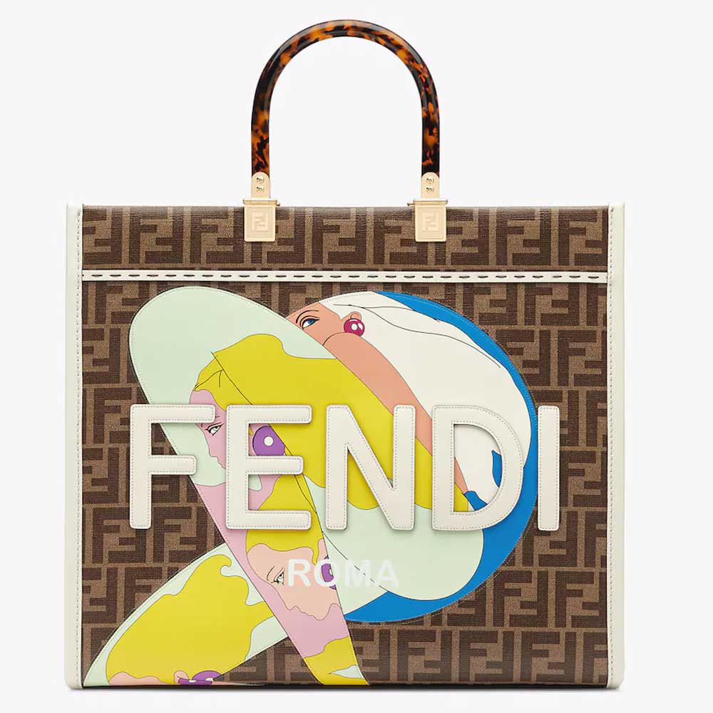 shopper Fendi in tessuto shopper Fendi in tessuto