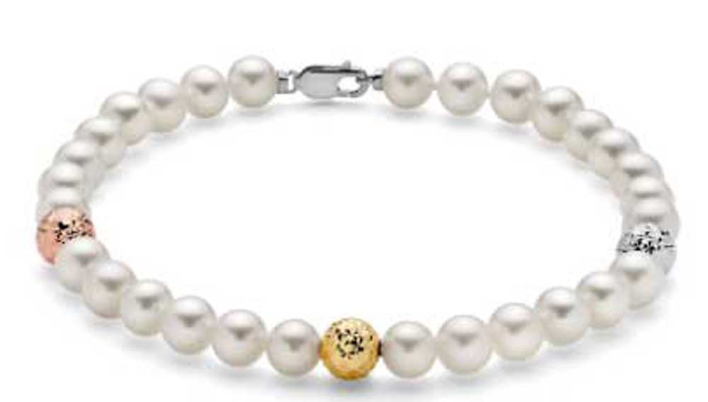 braccialetto di perle Miluna