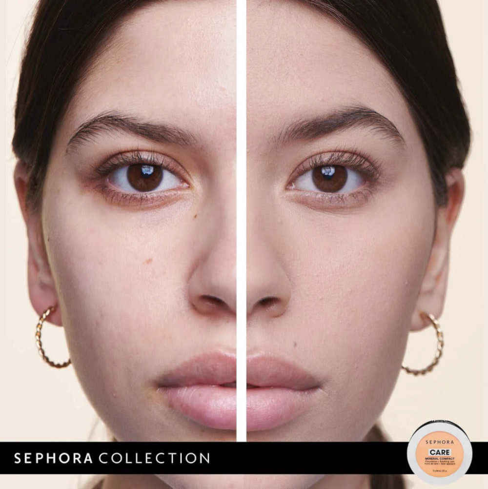 Fondotinta Sephora Care, prima e dopo