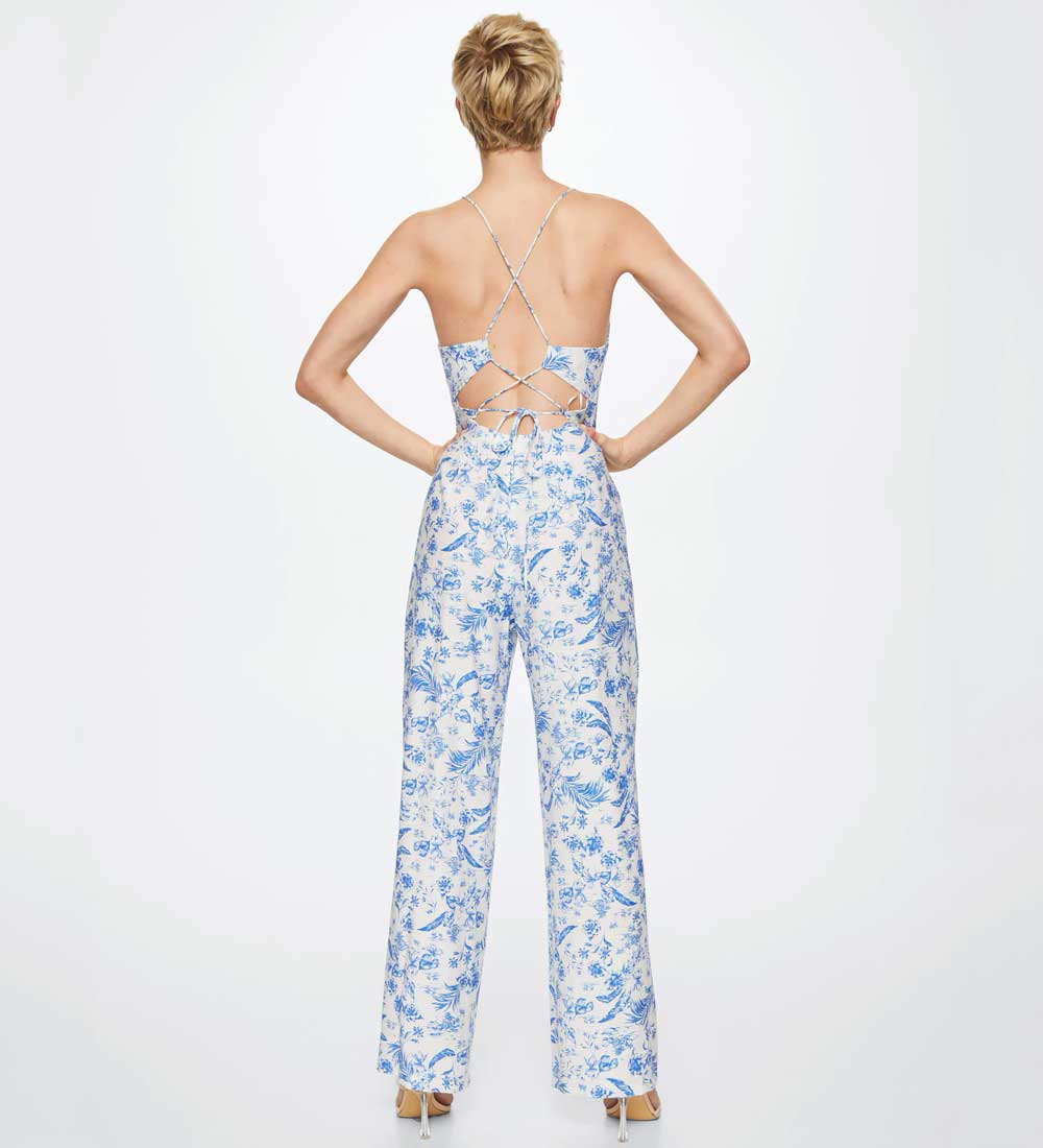 Jumpsuit a fiori Mango