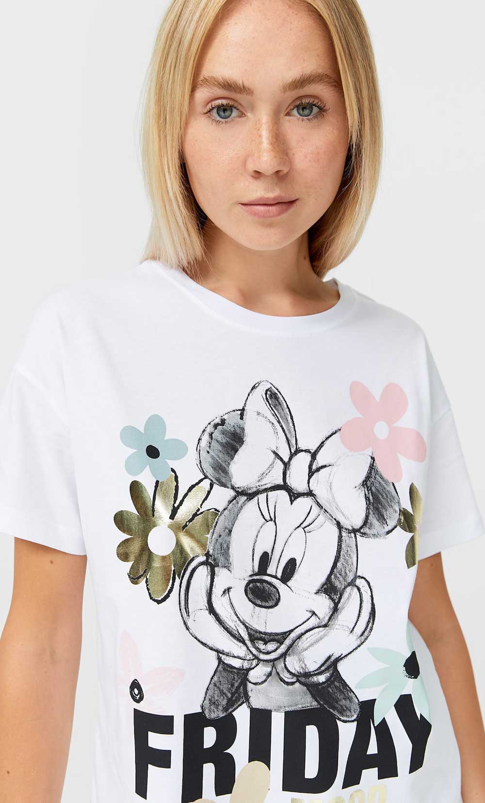 Disney Ragazze Minnie Mouse Maglietta Rosa Scuro T-Shirt 