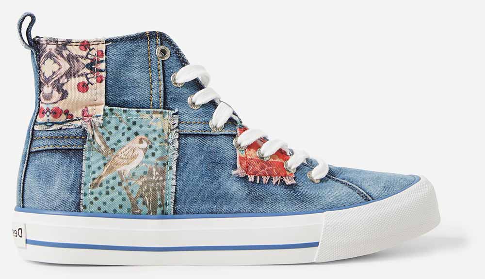 Sneakers alte di jeans Sneakers alte di jeans