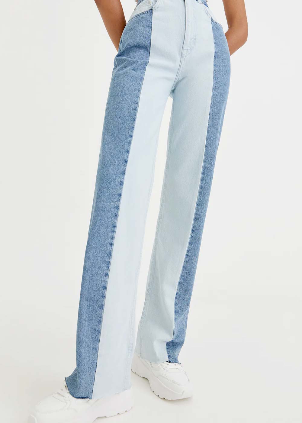 Jeans bicolore Pull&Bear