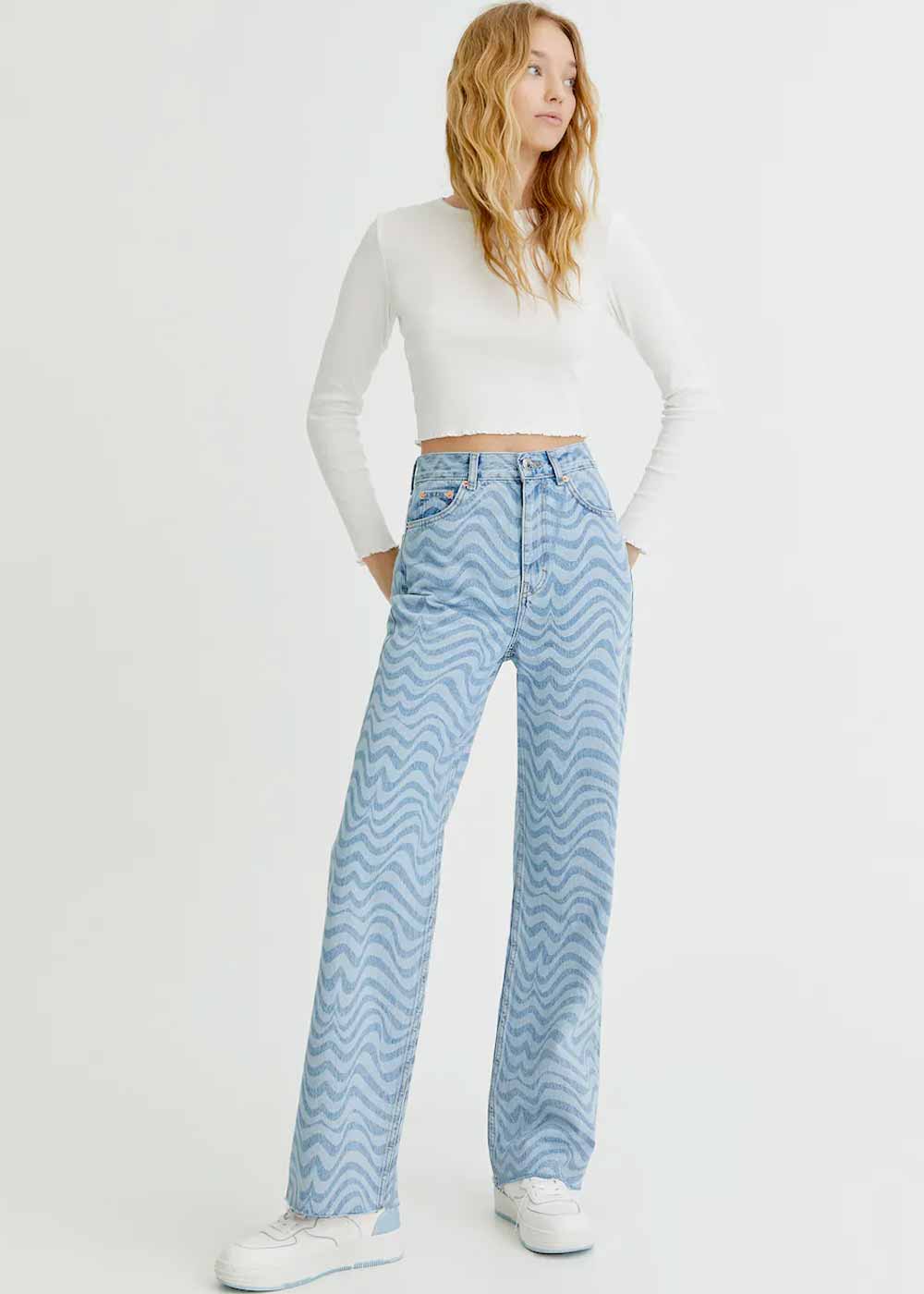 Jeans con stampa Jeans con stampa