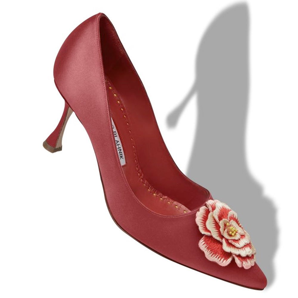 Manolo Blahnik scarpe con rose