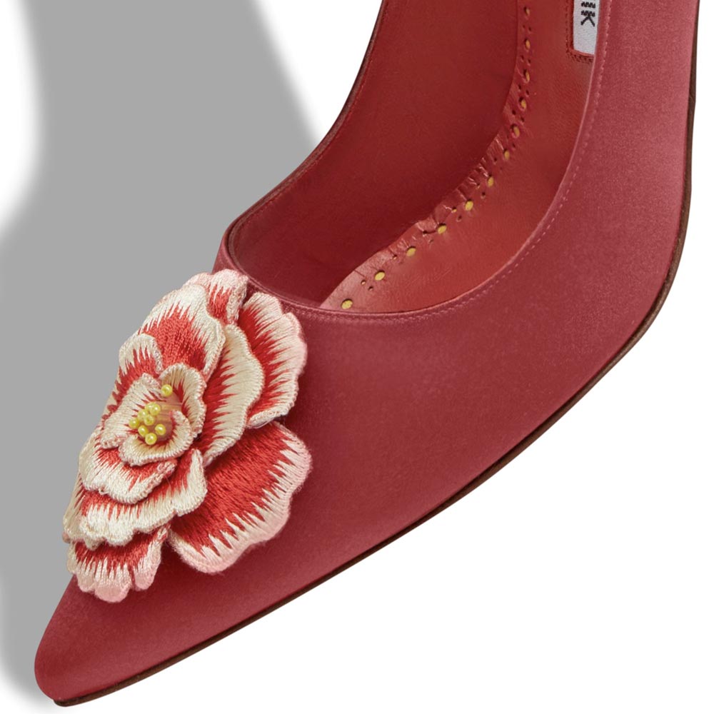 Manolo Blahnik scarpe con rose