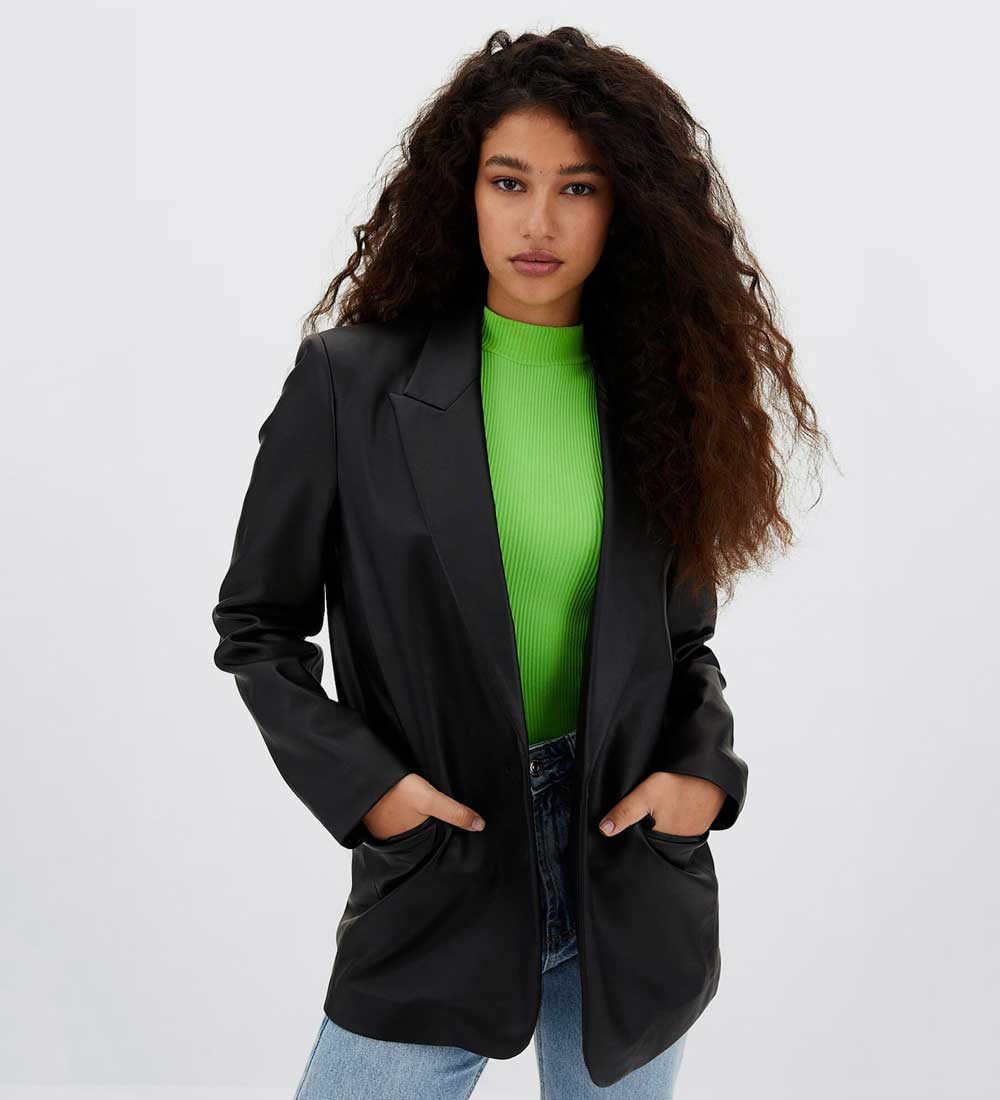 Giacca bianca stradivarius shop