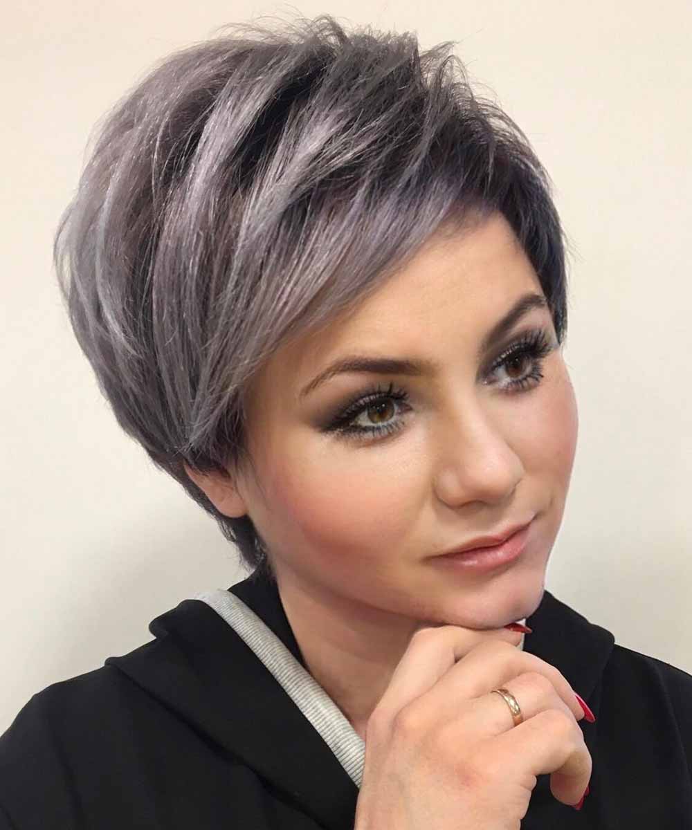 Capelli grigi tagli corti Capelli grigi tagli corti