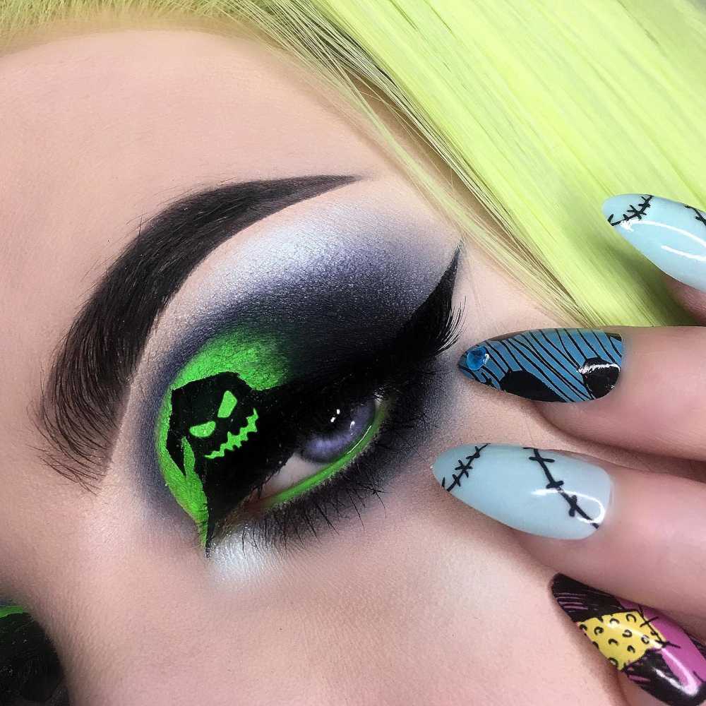 Halloween make up occhi Instagram