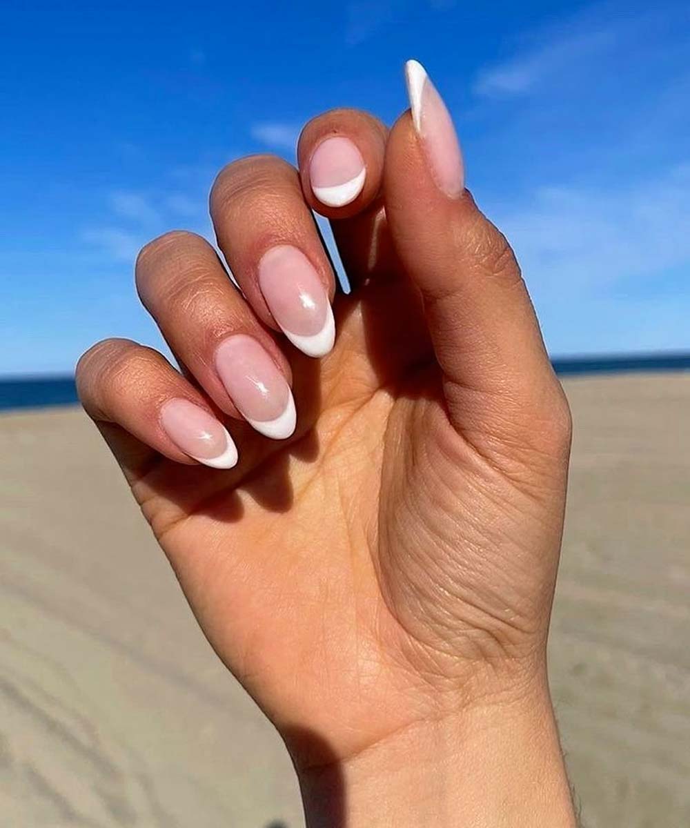 French manicure estiva French manicure estiva
