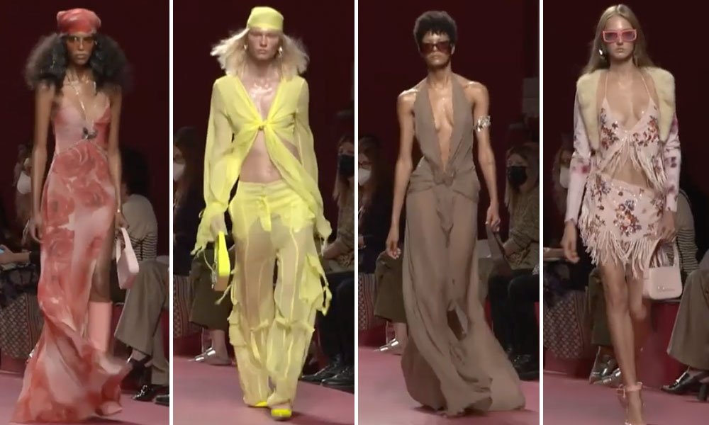 Sfilata Emporio Armani primavera estate 2022: video e look