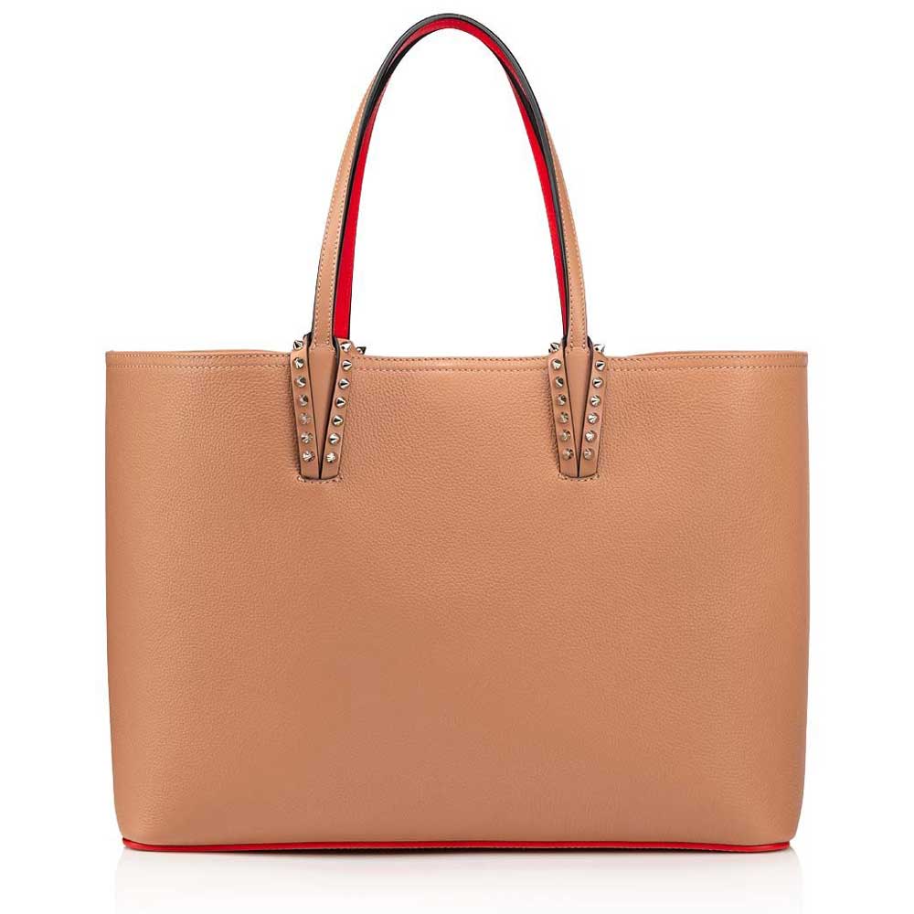 shopping bag nude in pelle