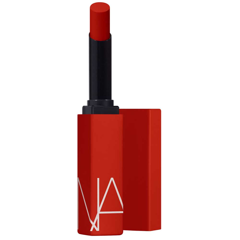 Red lipstick Nars Powermatte