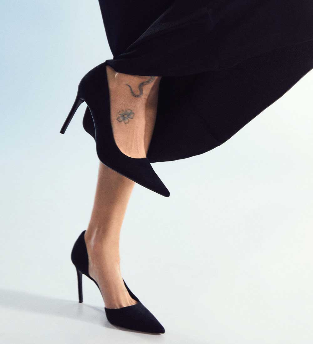 Donna Scarpe da Scarpe col tacco da Scarpe alte con plateau e pumps SneakersConverse in Tela di colore Nero 