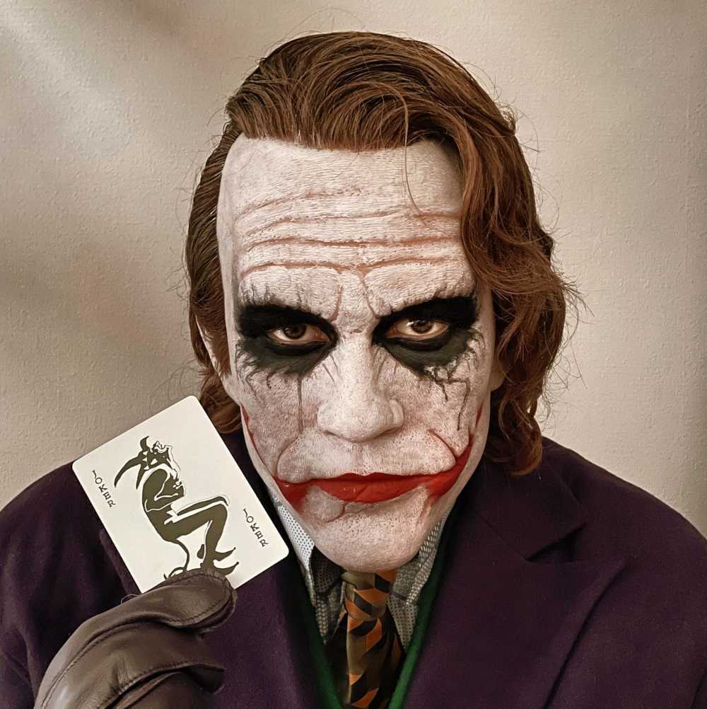 Halloween trucco Joker uomo