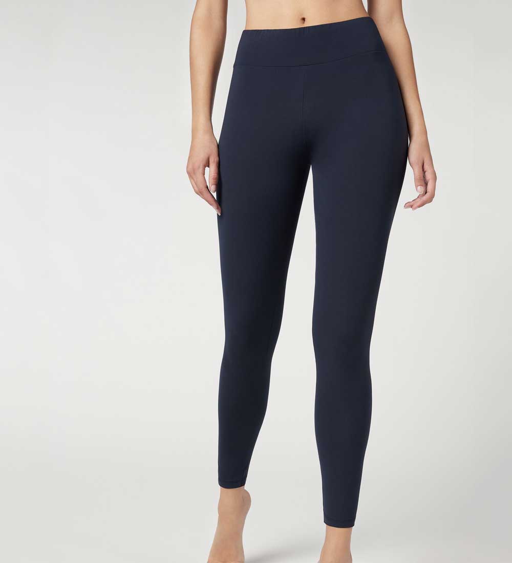 Leggings blu notte