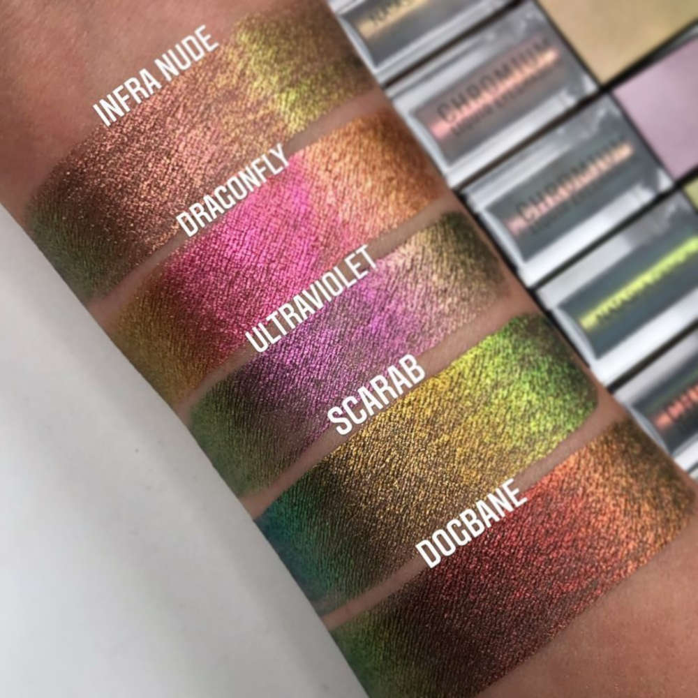 Swatches ombretti Natasha Denona