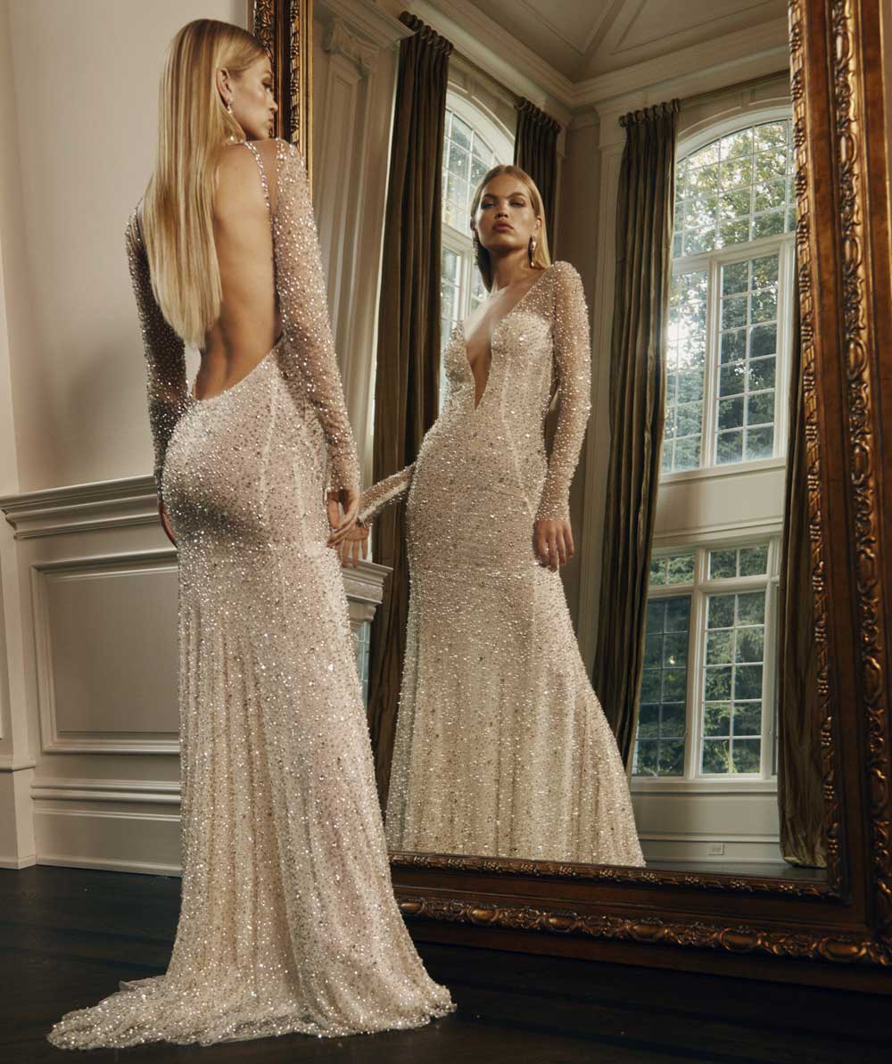 vestito da sposa colorato a sirena vestito da sposa colorato a sirena