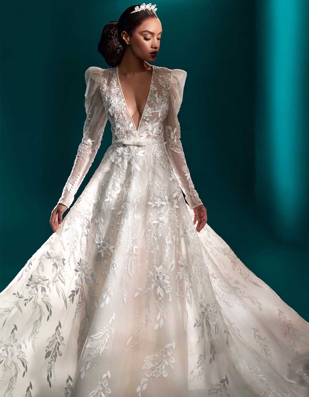 vestito da sposa principessa Pronovias