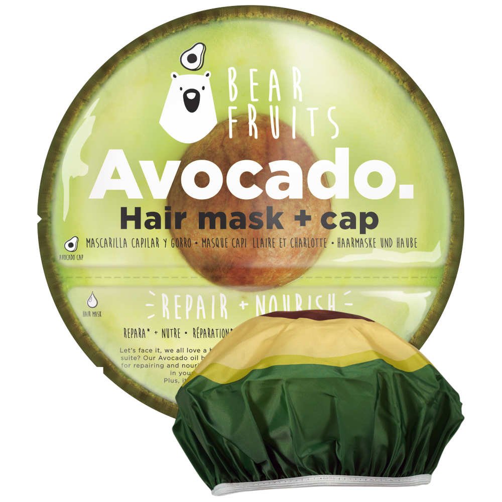 Maschera per capelli avocado Bear Fruits