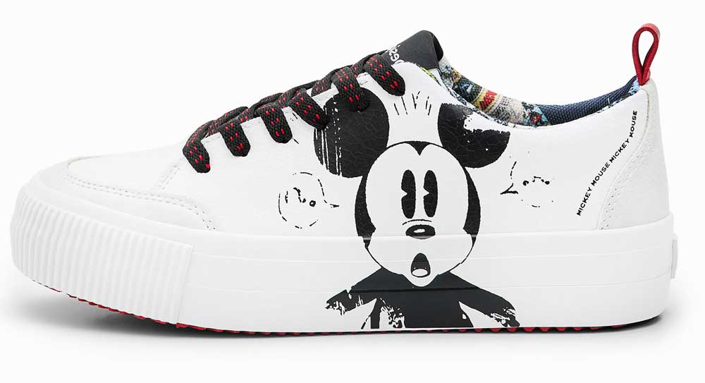 Sneakers con plateau Mickey Mouse 