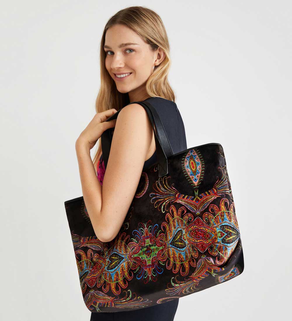 Shopper paisley Desigual