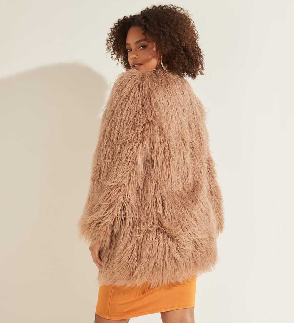 Cappotto faux fur