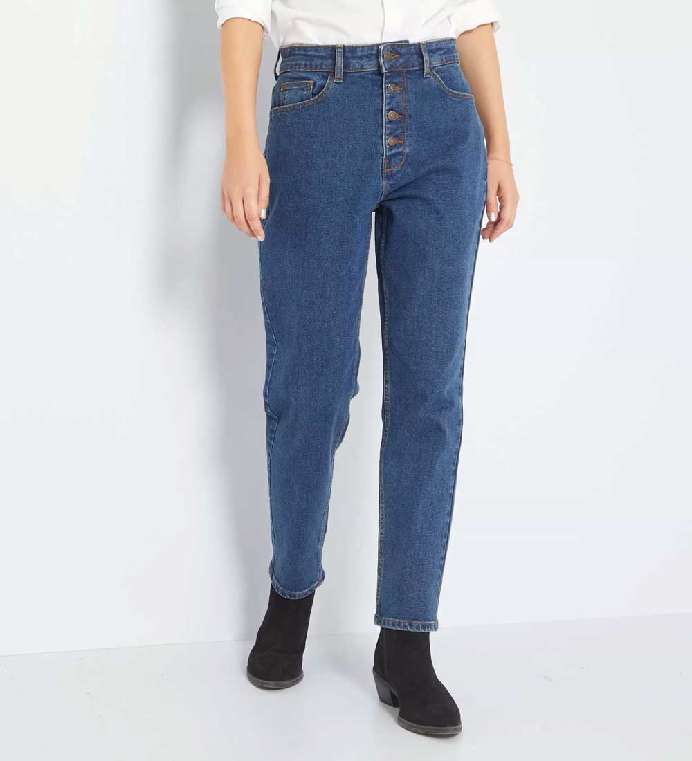Jeans mom fit a vita alta Jeans mom fit a vita alta