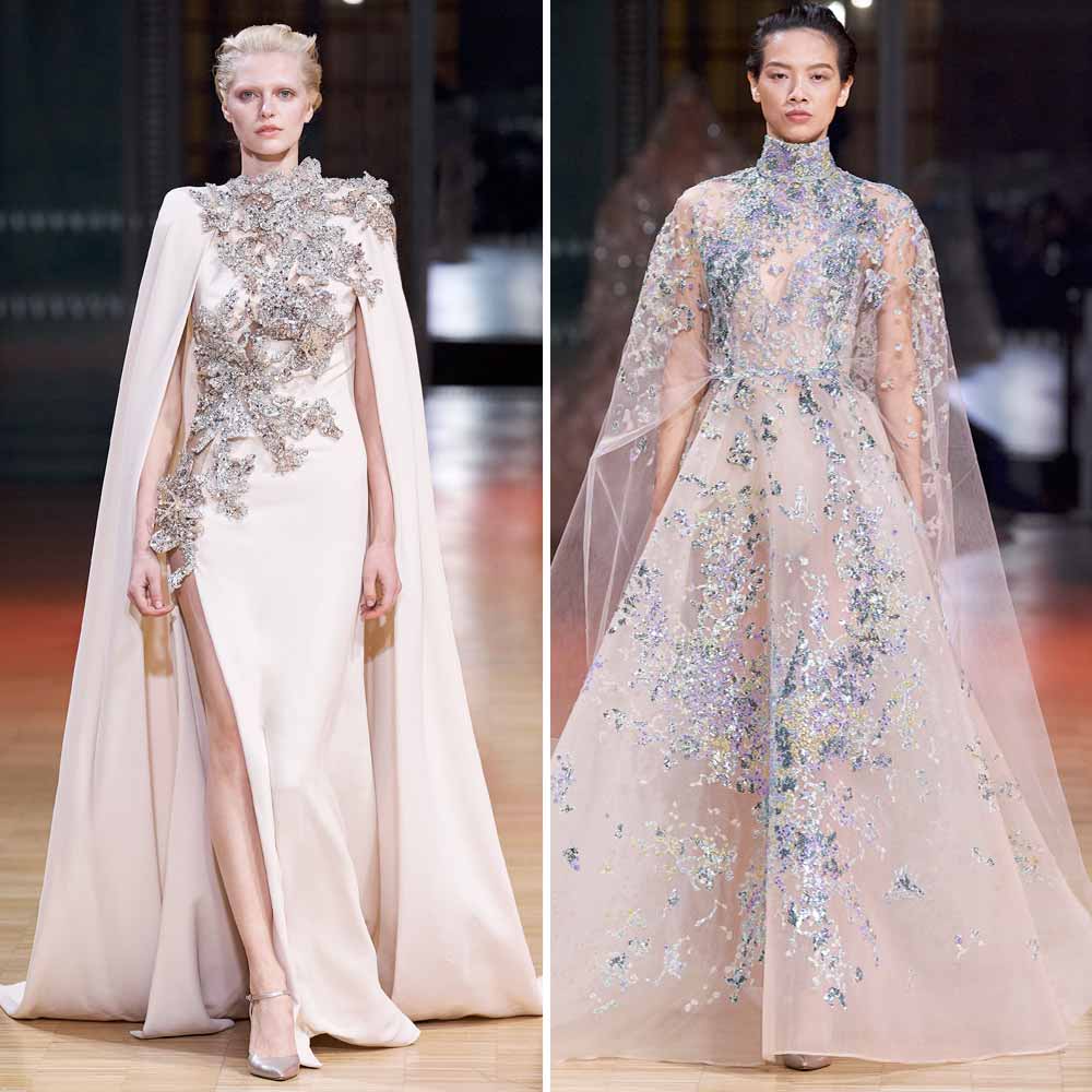 Sfilata Elie Saab primavera estate 2022 haute couture