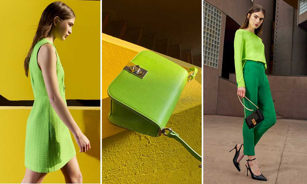 Motivi lancia la tendenza verde acido: ecco i look top da copiare