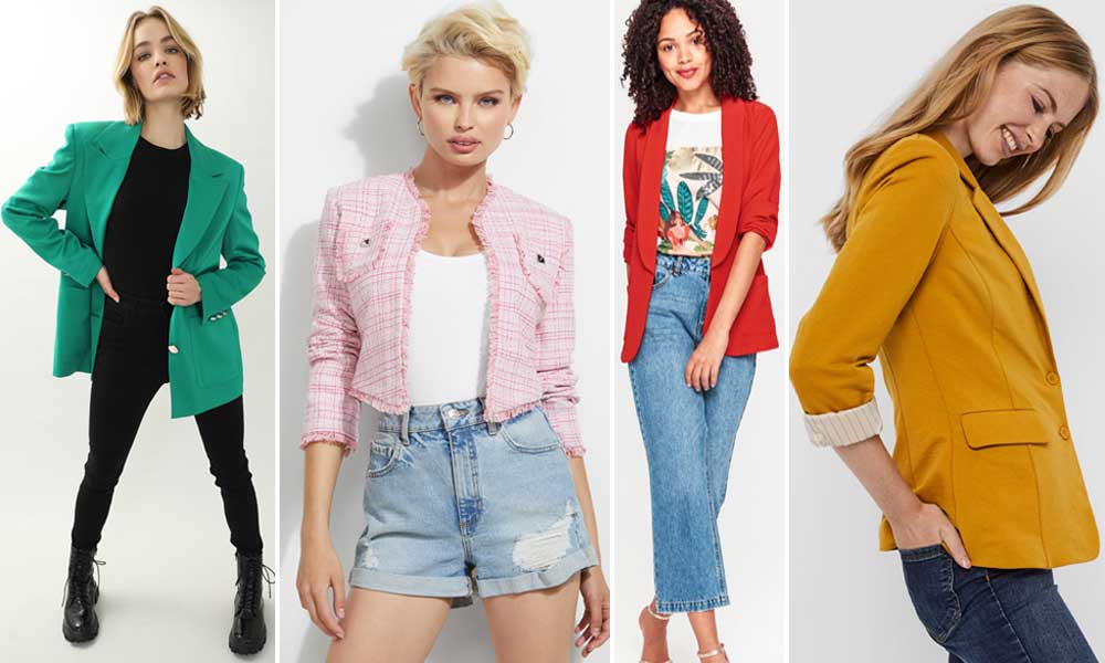 Blazer colorati primavera 2021: 15 modelli bellissimi must have