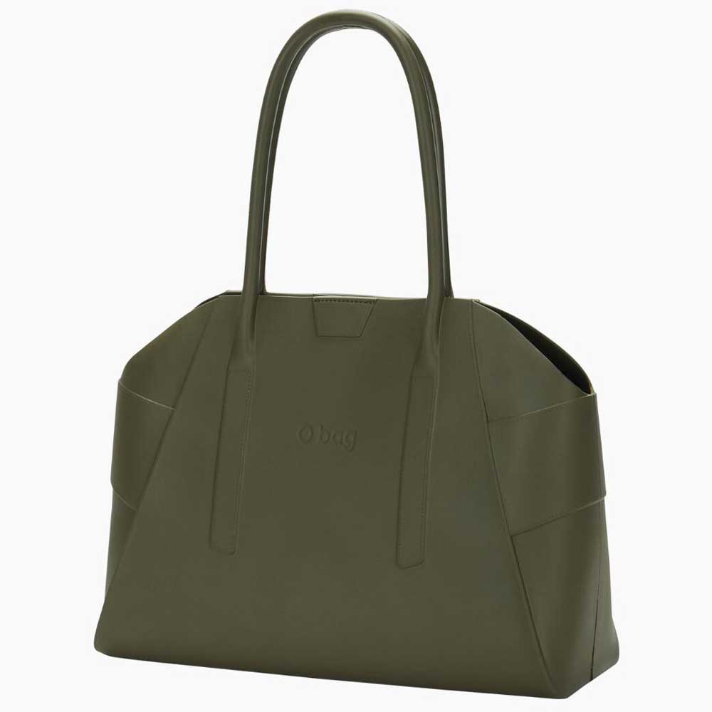 Shopping bag verde militare
