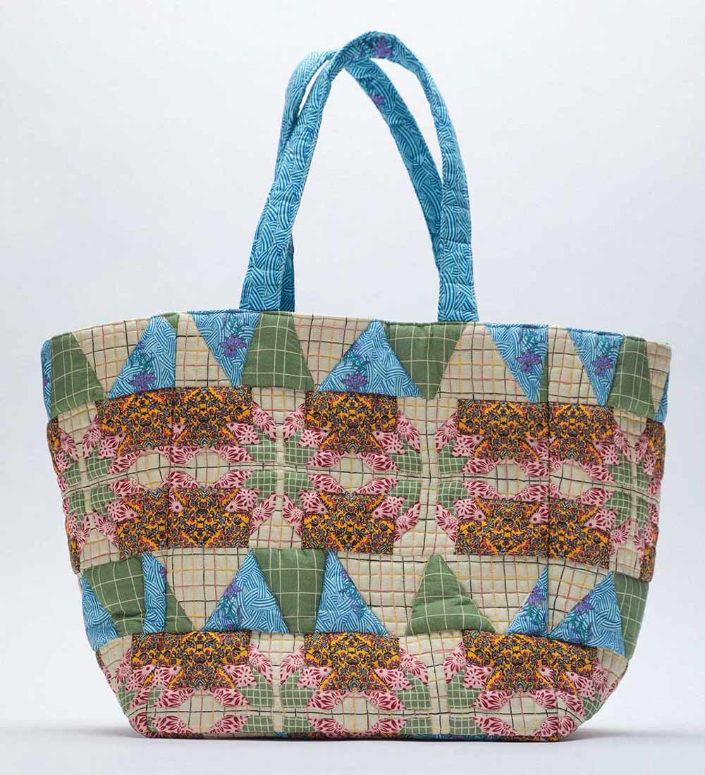 Shopper patchwork Zara