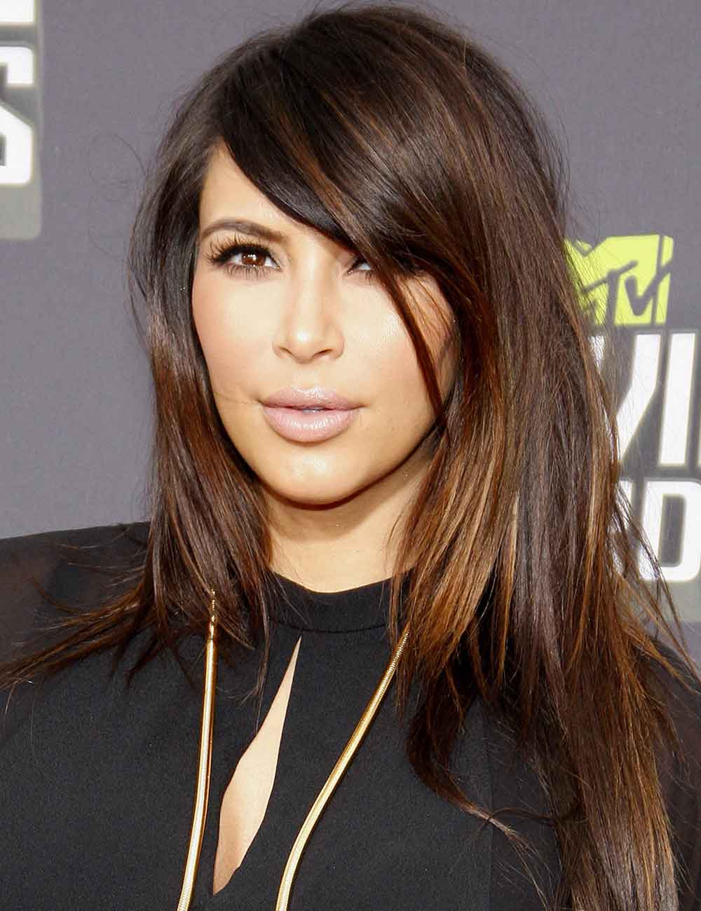 Kim Kardashian capelli sfumati