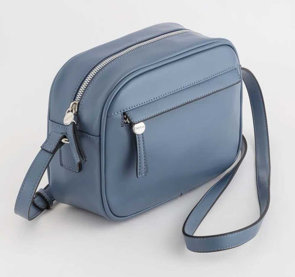 Mini bag blu Carpisa