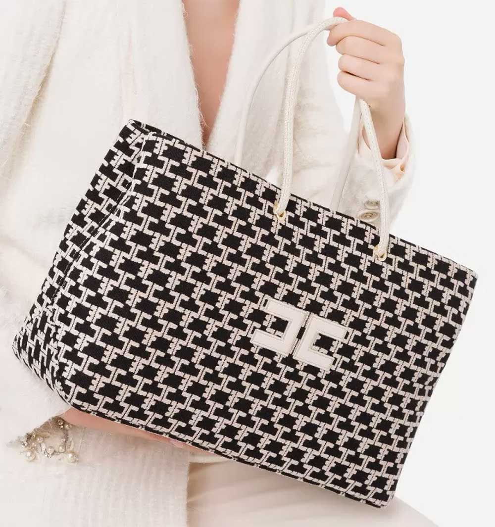 Borsa monogram hotsell grande elisabetta franchi