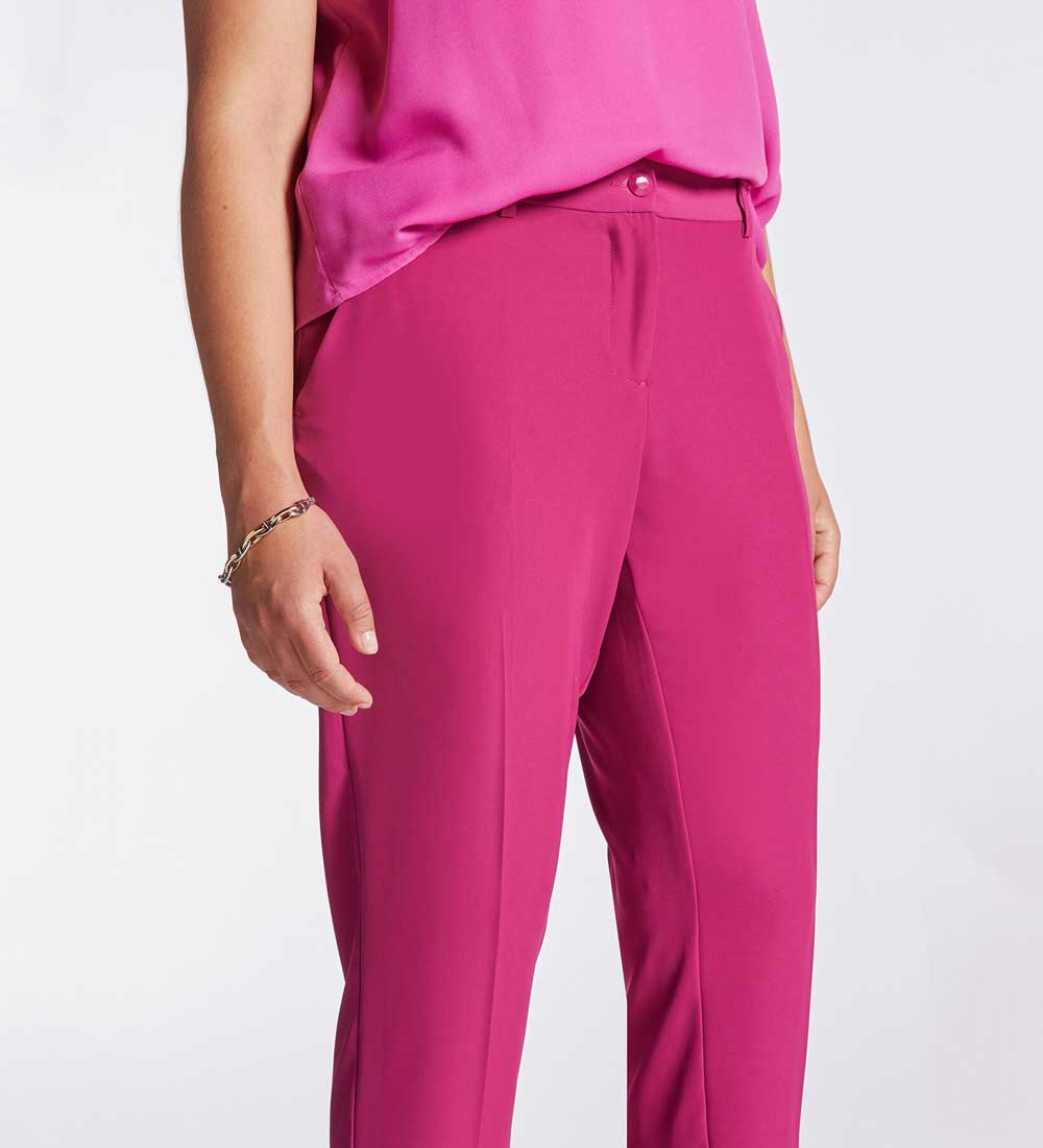 Pantaloni eleganti rosa