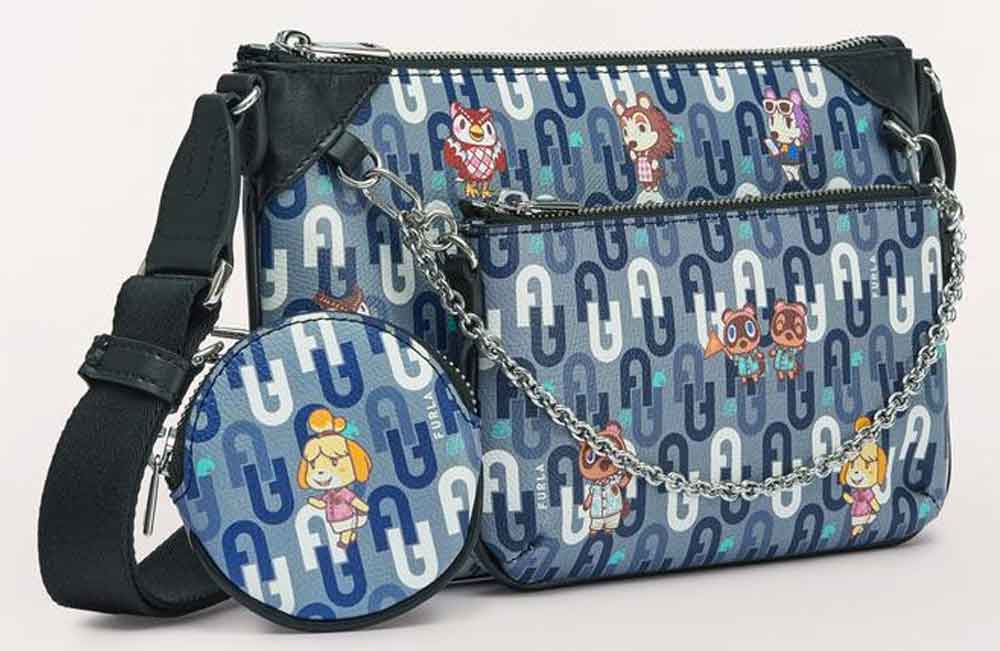 Furla Animal Crossing borsa a bandoliera