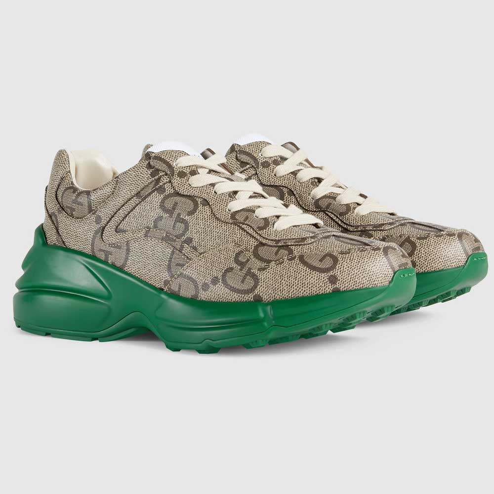 Sneakers con suola verde