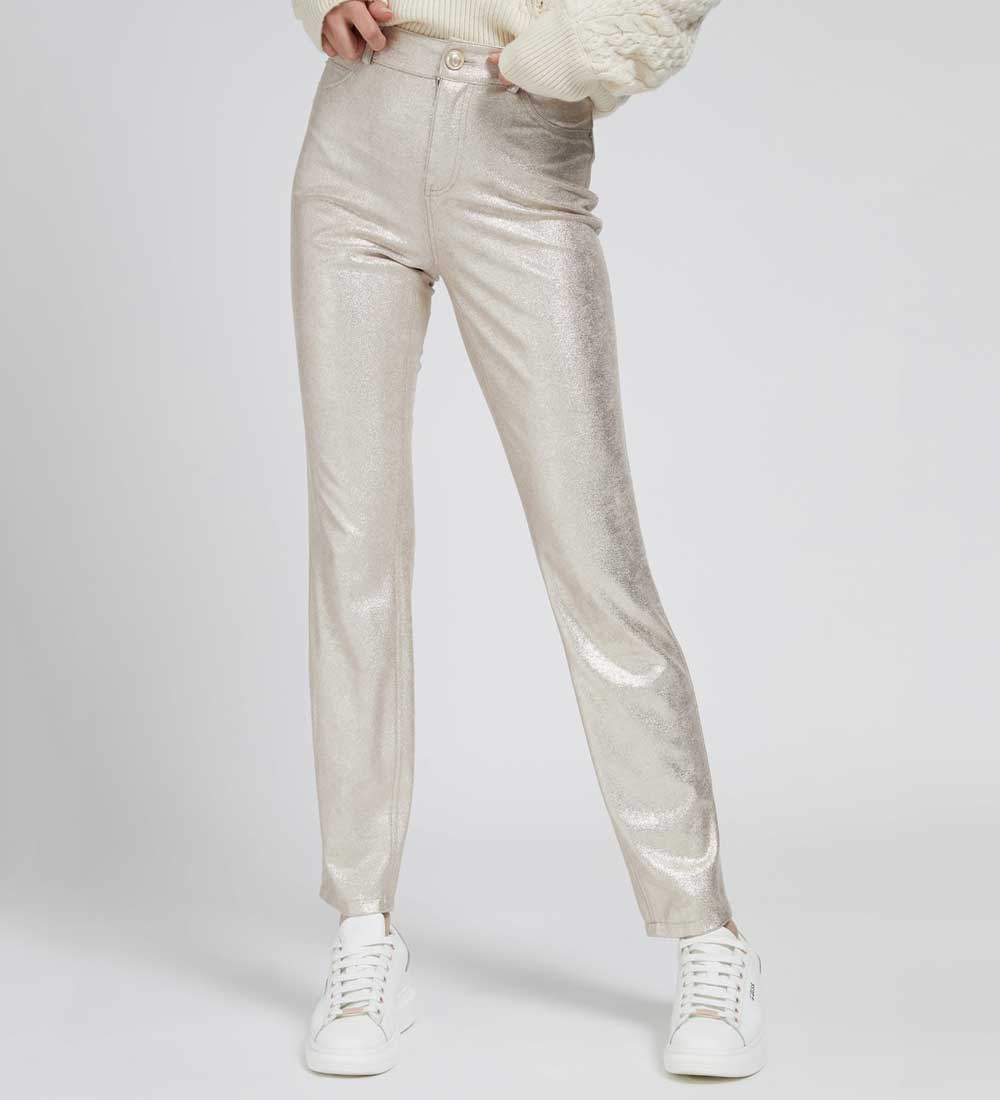 Pantaloni laminati Guess Pantaloni laminati Guess
