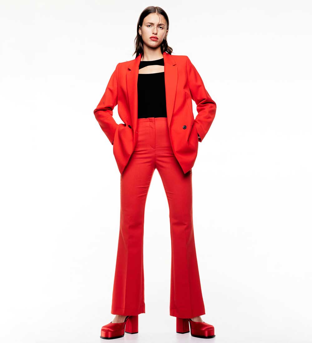 H&M tendenza colore rosso autunno 