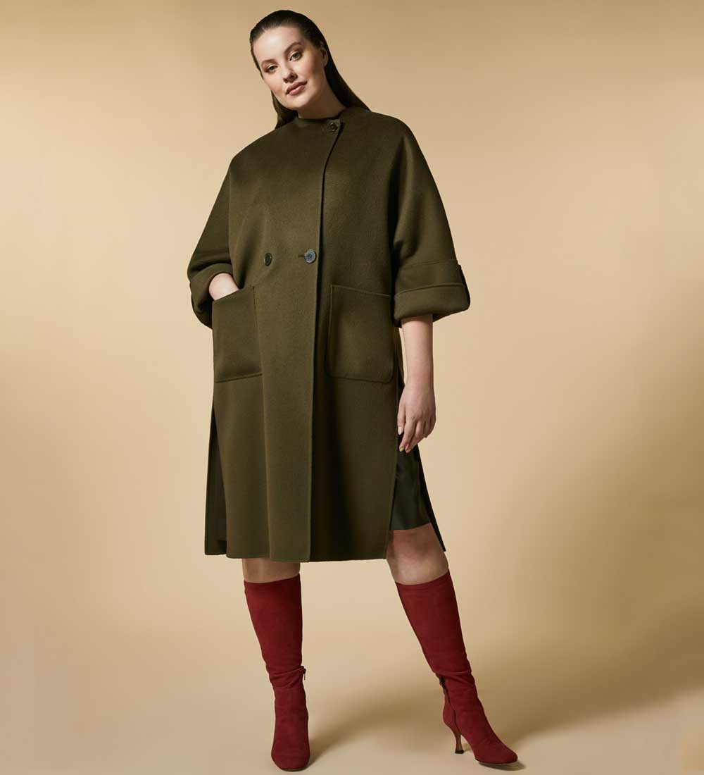 Cappotto verde oliva