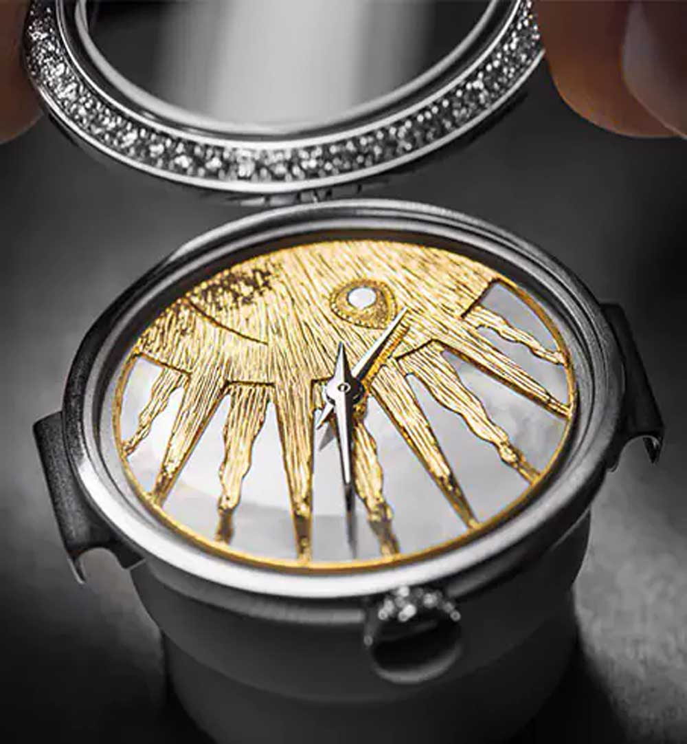 Orologi la D de Dior satine