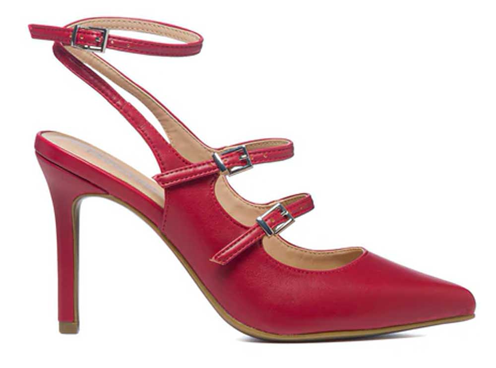 Slingback rosse Pittarosso