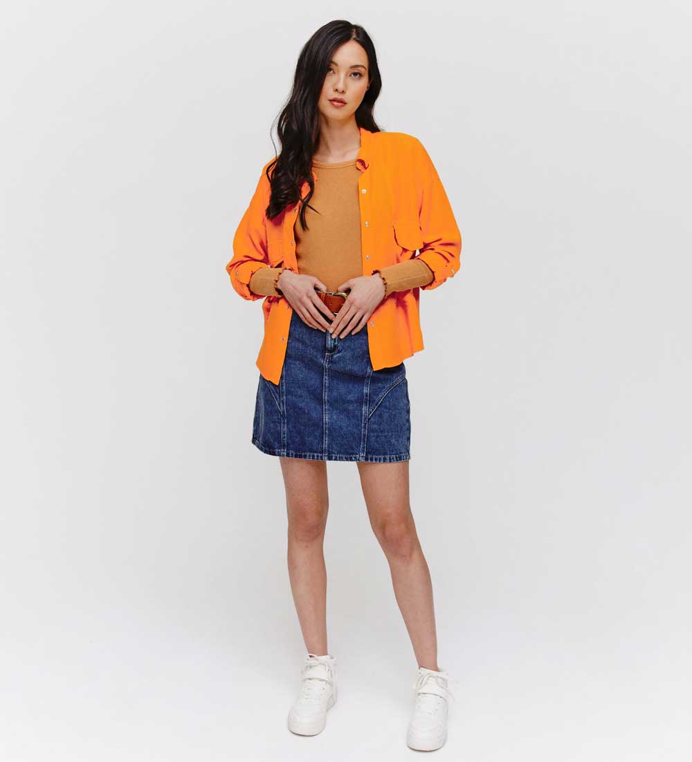 Camicia arancione Promod
