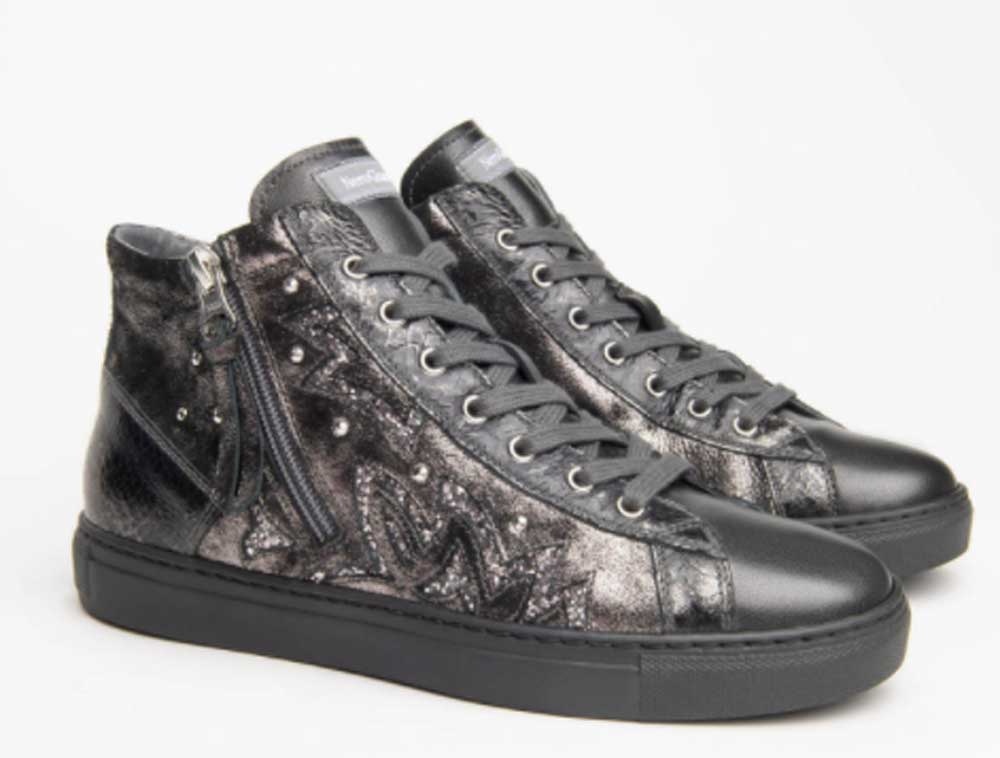 Sneakers alte in pelle Sneakers alte in pelle