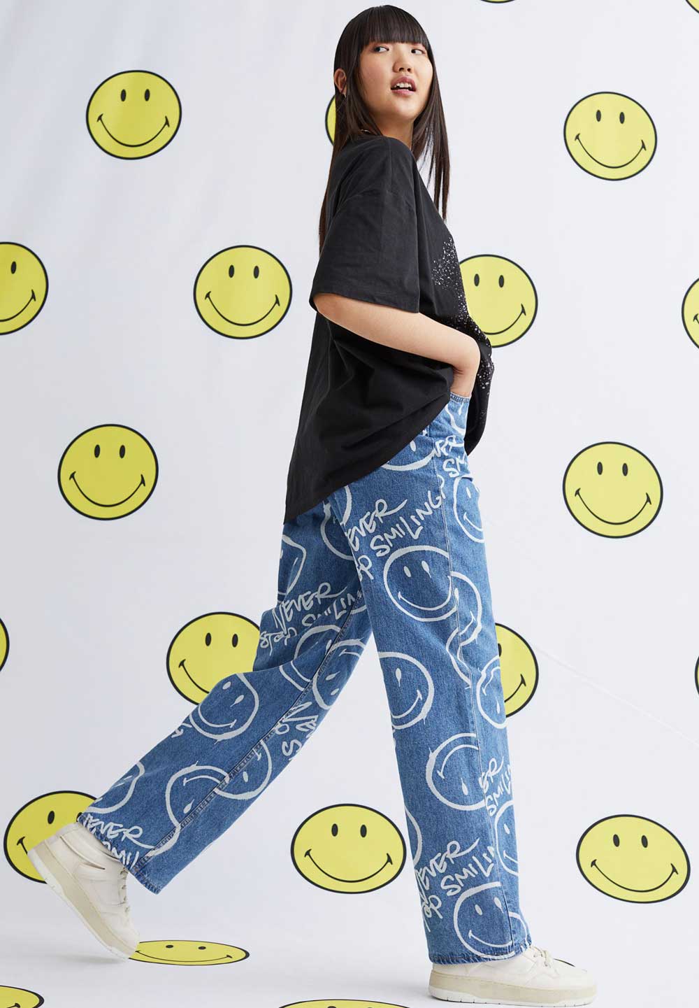 Smiley x H&M jeans